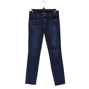 J Brand Capri Mid Rise Skinny Ankle Blue Jeans 27 Preowned‎